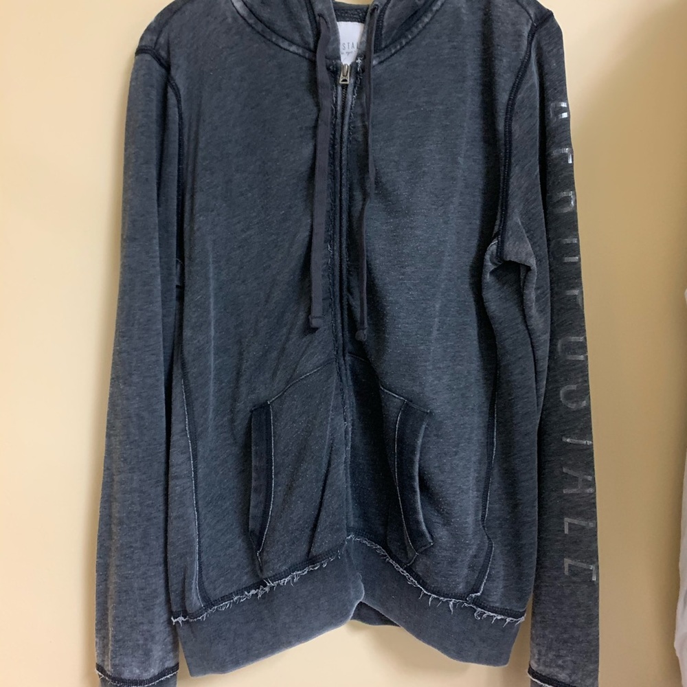 Dirty Gray Aeropostale Zip-Up Hoodie